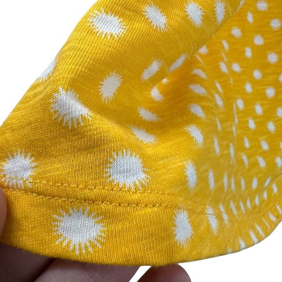 BODEN Bethany Jersey Happy Star Spot Ruffle Spring Cotton Dress Size 8 - Picture 8 of 9